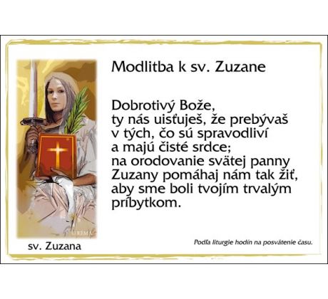 sv. Zuzana