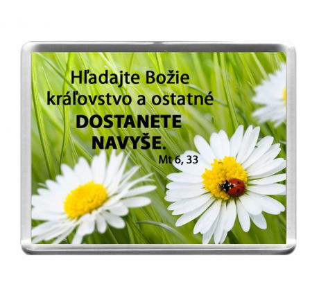 Hľadajte božie kráľovstvo...