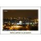 Nočný pohľad na Jeruzalem z Olivovej hory