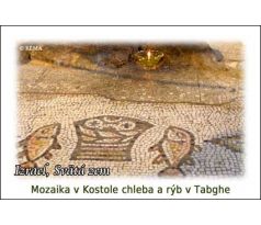 Mozaika v Kostole chleba a rýb v Tabghe