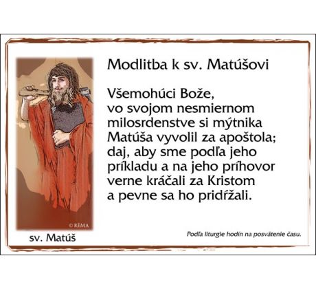 sv. Matúš