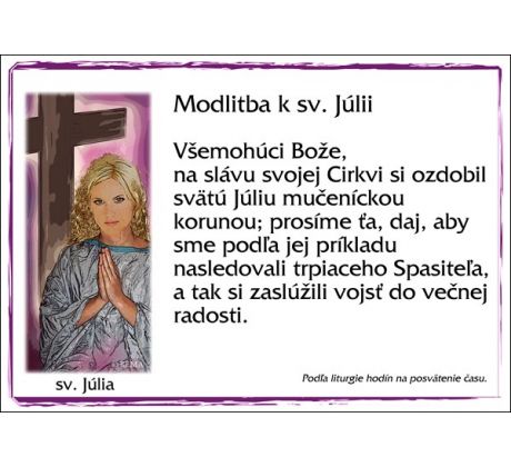 sv. Júlia