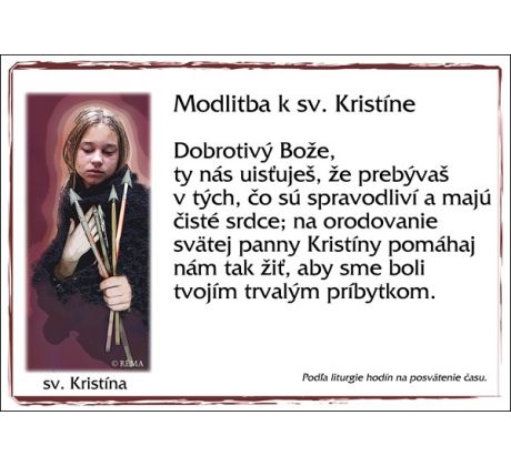 sv. Kristína