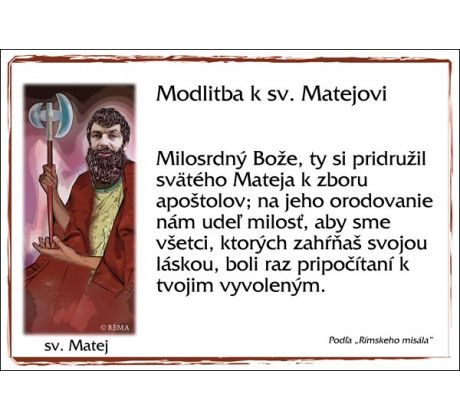 sv. Matej