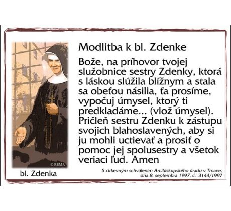 bl. Zdenka