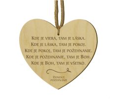 Srdiečko s citátom