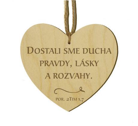 Srdiečko s citátom