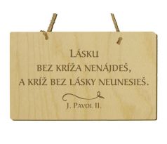 Tabuľka s citátom