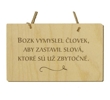 Tabuľka s citátom