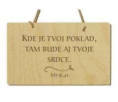 Tabuľka s citátom