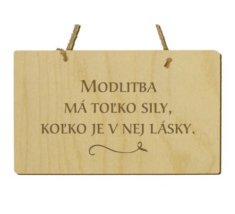 Tabuľka s citátom