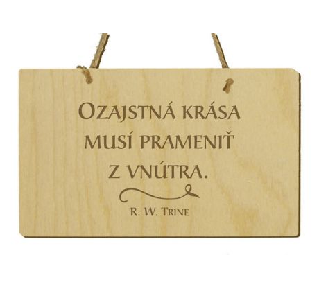 Tabuľka s citátom