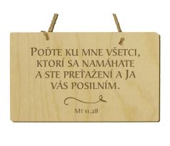 Tabuľka s citátom