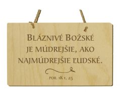 Tabuľka s citátom