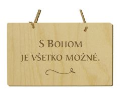 Tabuľka s citátom