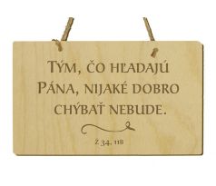 Tabuľka s citátom
