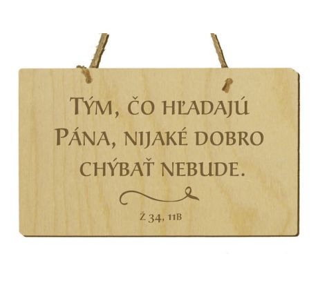 Tabuľka s citátom