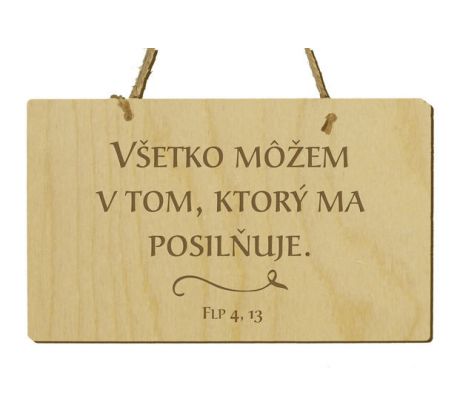 Tabuľka s citátom