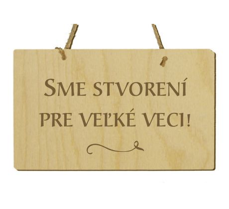 Tabuľka s citátom