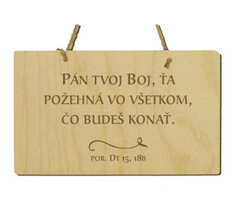 Tabuľka s citátom