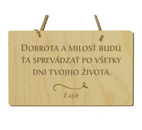 Tabuľka s citátom