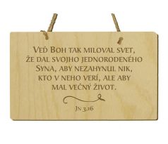 Tabuľka s citátom
