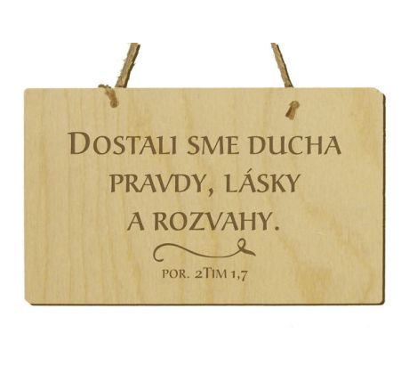 Tabuľka s citátom