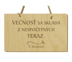 Tabuľka s citátom