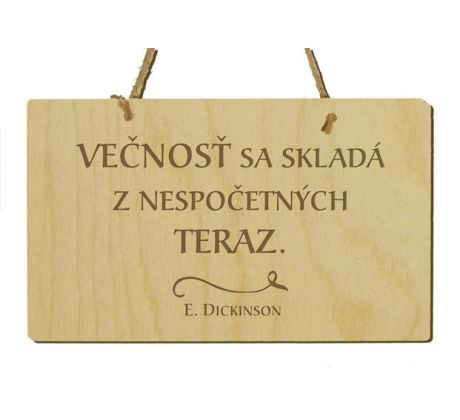 Tabuľka s citátom
