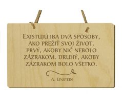 Tabuľka s citátom