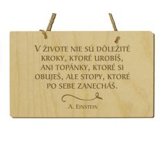 Tabuľka s citátom