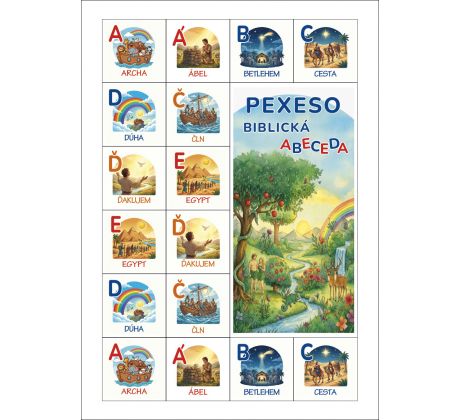 Pexeso: Biblická abeceda
