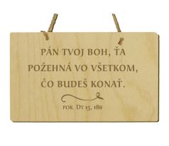 Tabuľka s citátom